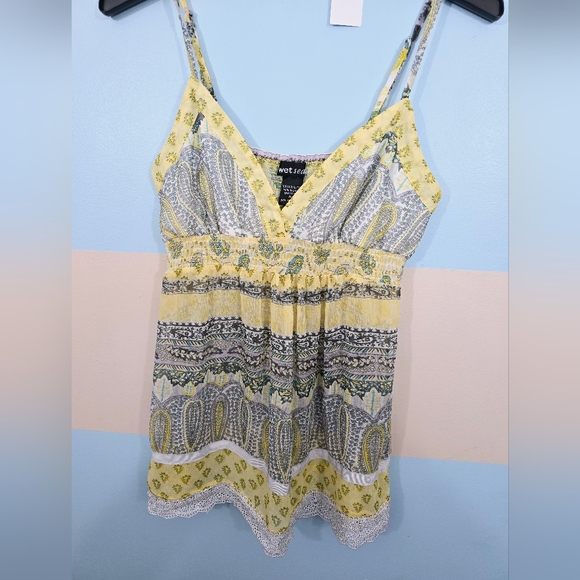 Wet Seal Yellow Boho Cami - Picture 6 of 7